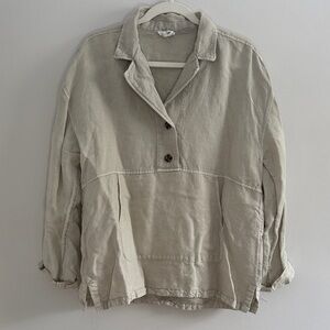 Nicole Miller Light Green Utility Shirt